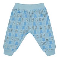 Picture of Moschino MOP03N baby pants light blue