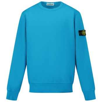 Stone Island 761661340 kindertrui turquoise Afbeelding van Stone Island 761661340 kindertrui turquoise