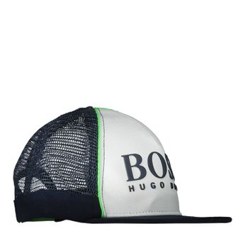 Boss J01108 baby petje navy/wit Afbeelding van Boss J01108 baby petje navy/wit
