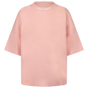 Palm Angels PGAA001S22JER002 Kindershirt Pink Bild von Palm Angels PGAA001S22JER002 Kindershirt Pink
