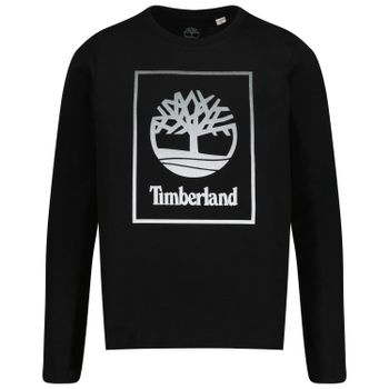 Timberland T25T31 kinder t-shirt zwart Afbeelding van Timberland T25T31 kinder t-shirt zwart