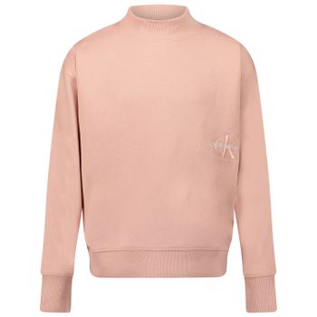Calvin Klein IG0IG01112 Kinderpullover Hellrosa Bild von Calvin Klein IG0IG01112 Kinderpullover Hellrosa