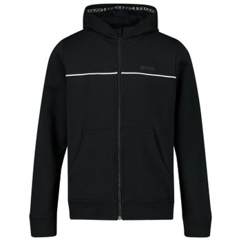 Boss J25P08 kindervest zwart Afbeelding van Boss J25P08 kindervest zwart