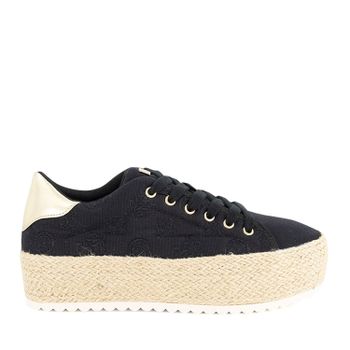 Guess FL6MRLFAL12 dames sneakers zwart Afbeelding van Guess FL6MRLFAL12 dames sneakers zwart