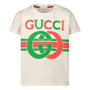 Gucci 548034 XJBCG baby t-shirt off white Afbeelding van Gucci 548034 XJBCG baby t-shirt off white