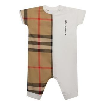 Burberry 8048349 Babystrampelanzug Weiß Bild von Burberry 8048349 Babystrampelanzug Weiß