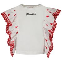 Picture of MonnaLisa 119613 kids t-shirt off white