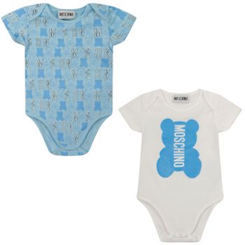 Moschino MVY017 rompertje licht blauw Afbeelding van Moschino MVY017 rompertje licht blauw