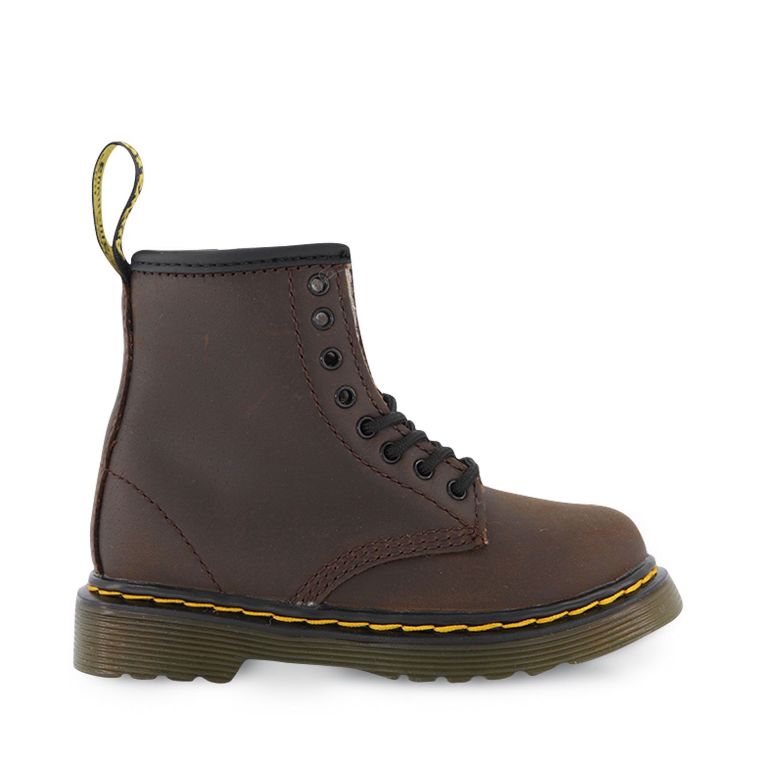 Picture of Dr. Martens 25179201 kids boots brown