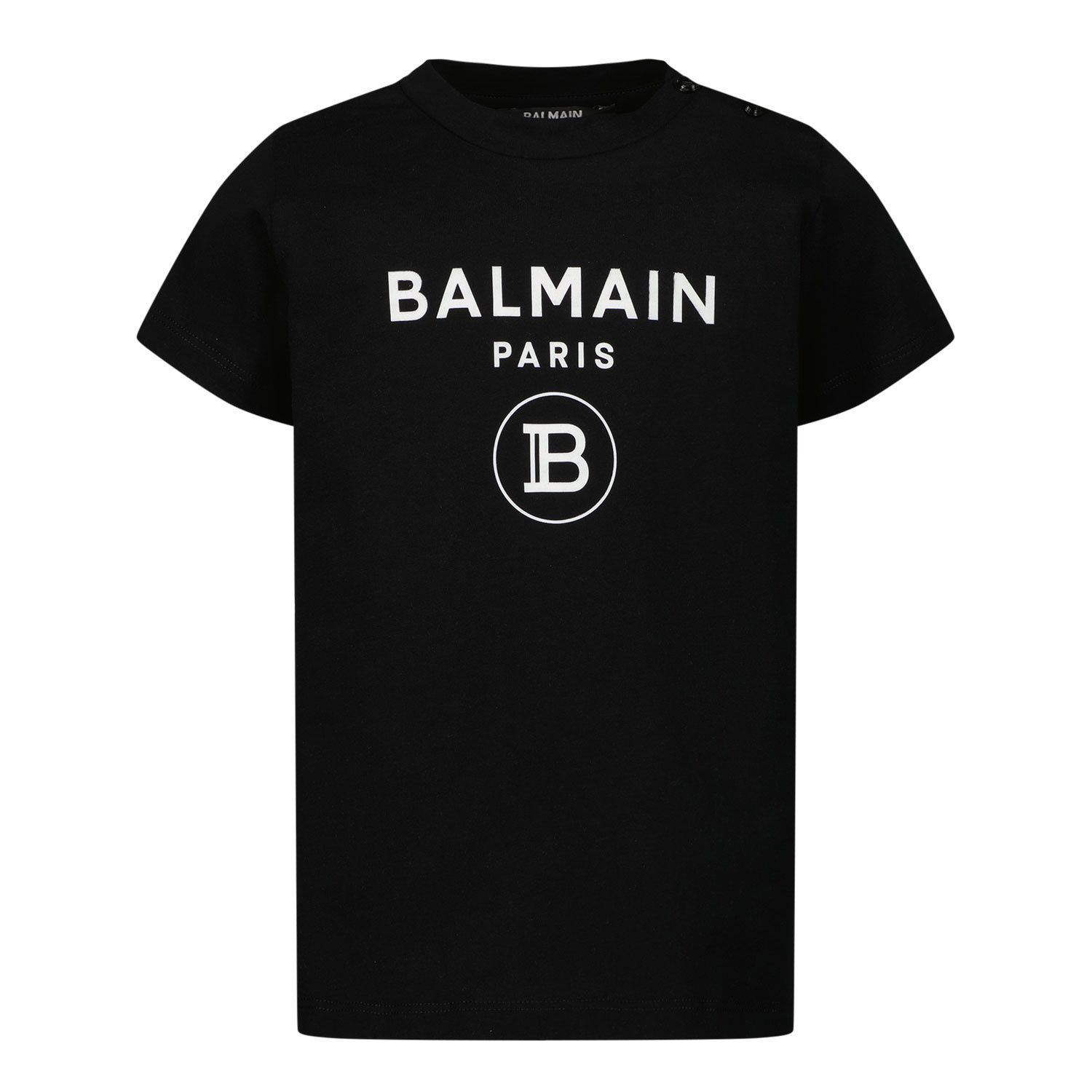 Afbeelding van Balmain 6Q8881 baby t-shirt zwart