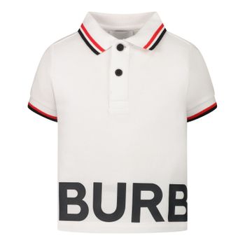 Burberry 8040912 Babypoloshirt Weiß Bild von Burberry 8040912 Babypoloshirt Weiß