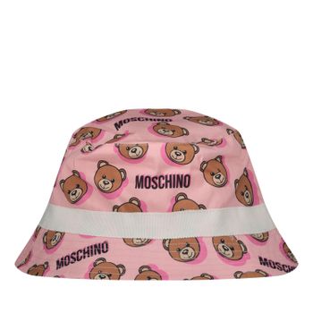 Moschino MZX032 baby hoedje licht roze Afbeelding van Moschino MZX032 baby hoedje licht roze