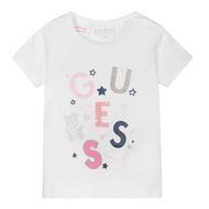 Afbeelding van Guess A2RI01 K6YW1 baby t-shirt wit