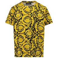 Afbeelding van Versace 1000239 1A02445 kinder t-shirt goud/zwart