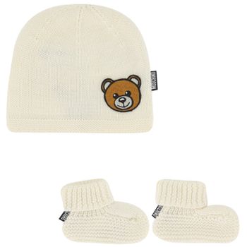 Bild von Moschino MUX03R Babymütze Weiß