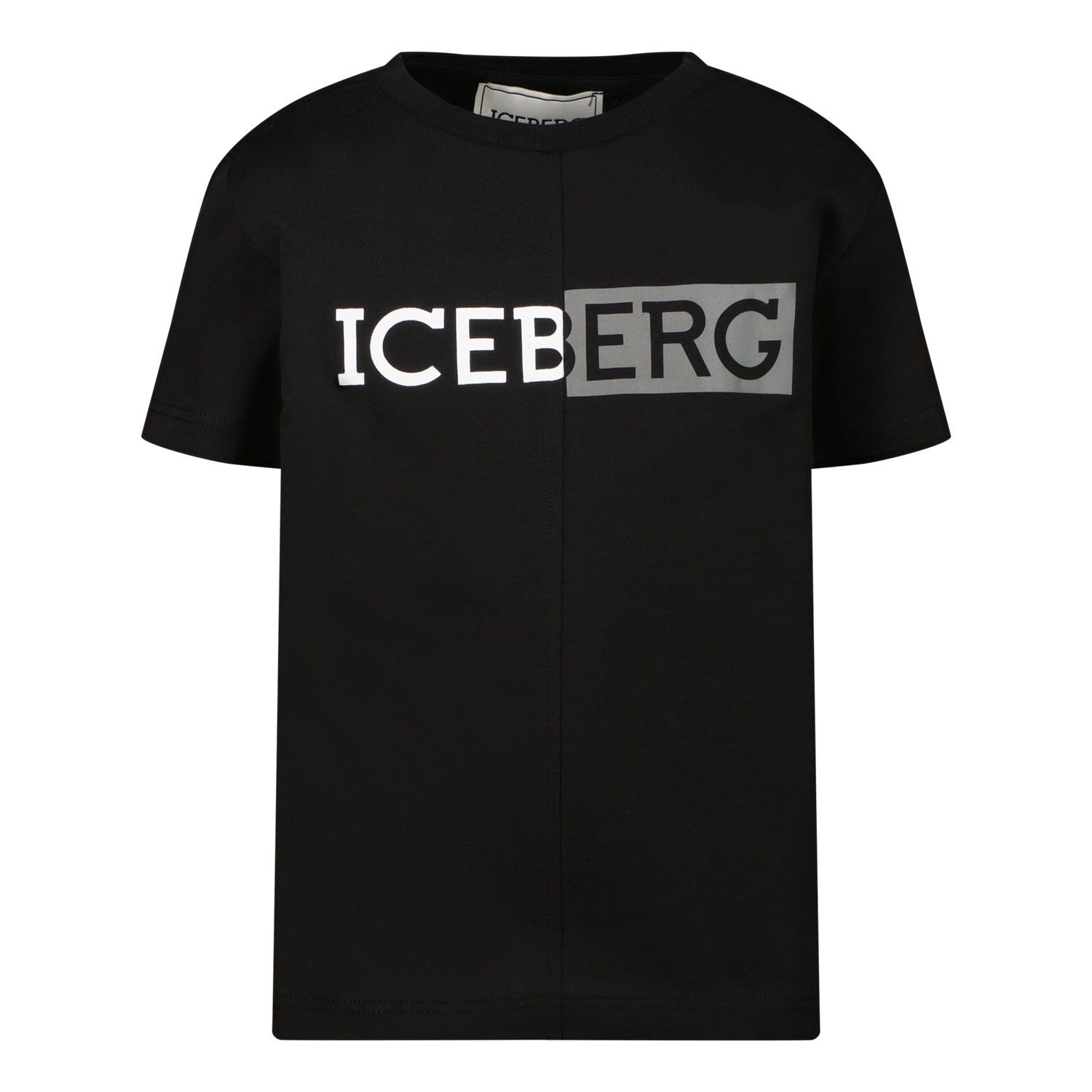 Picture of Iceberg TSICE0121B kids t-shirt black