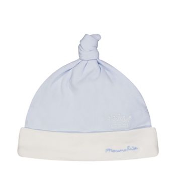 MonnaLisa 220003 babymutsje licht blauw Afbeelding van MonnaLisa 220003 babymutsje licht blauw