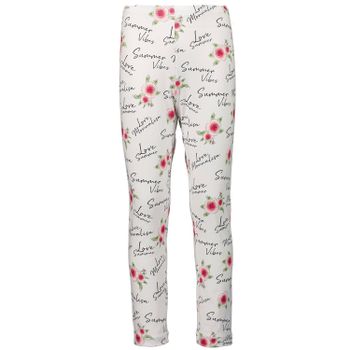 MonnaLisa 117418 kinder legging wit/zwart Afbeelding van MonnaLisa 117418 kinder legging wit/zwart