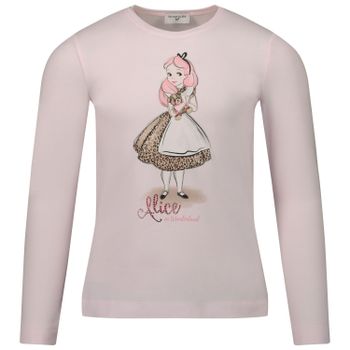 MonnaLisa 116609SS kinder t-shirt licht roze Afbeelding van MonnaLisa 116609SS kinder t-shirt licht roze