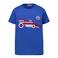 Afbeelding van Moncler H19518C000028790N baby t-shirt cobalt blauw