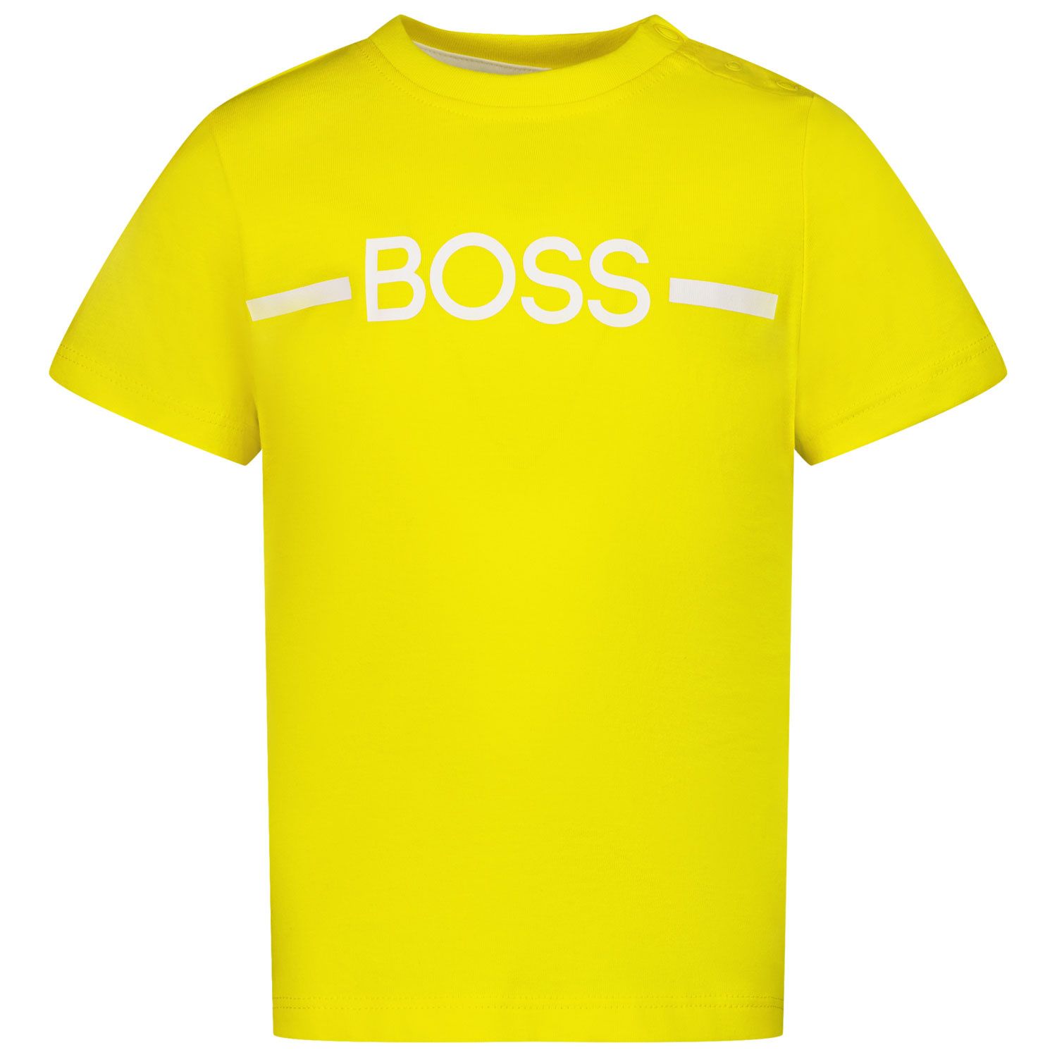 Afbeelding van Boss J05908 baby t-shirt geel