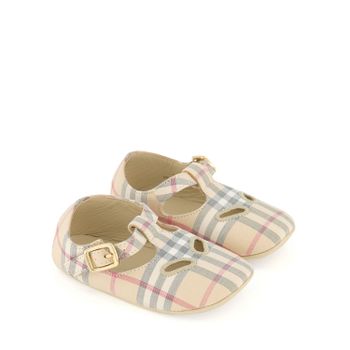 Burberry 8023203 babysneakers beige Afbeelding van Burberry 8023203 babysneakers beige