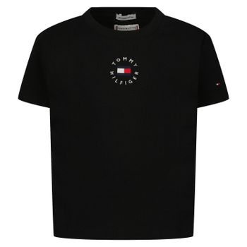 Tommy Hilfiger KS0KS00240 baby t-shirt zwart Afbeelding van Tommy Hilfiger KS0KS00240 baby t-shirt zwart