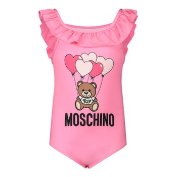 Moschino MDL00C baby badkleding fuchsia Afbeelding van Moschino MDL00C baby badkleding fuchsia
