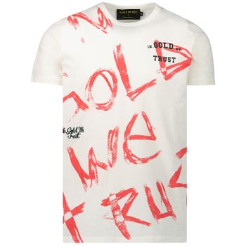 In Gold We Trust IGWT016 heren t-shirt wit Afbeelding van In Gold We Trust IGWT016 heren t-shirt wit