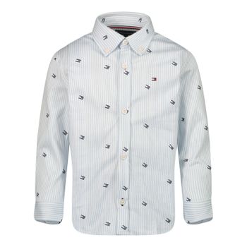 Tommy Hilfiger KB0KB06746B Babybluse Hellblau Bild von Tommy Hilfiger KB0KB06746B Babybluse Hellblau