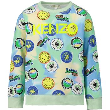 Kenzo 15528 Kinderpullover Neongelb Bild von Kenzo 15528 Kinderpullover Neongelb