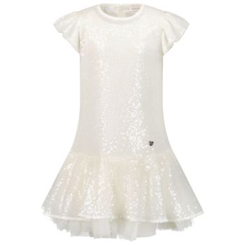 MonnaLisa 179901 kinderjurk wit Afbeelding van MonnaLisa 179901 kinderjurk wit