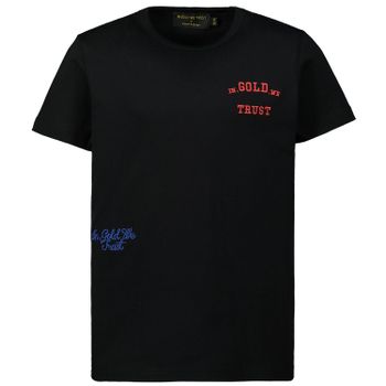 In Gold We Trust KIDS SIDEWAYS BACKLOGO SHIRT kinder t-shirt zwart Afbeelding van In Gold We Trust KIDS SIDEWAYS BACKLOGO SHIRT kinder t-shirt zwart
