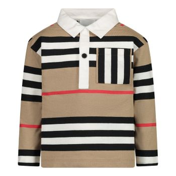 Burberry 8030064 Babypoloshirt Beige Bild von Burberry 8030064 Babypoloshirt Beige