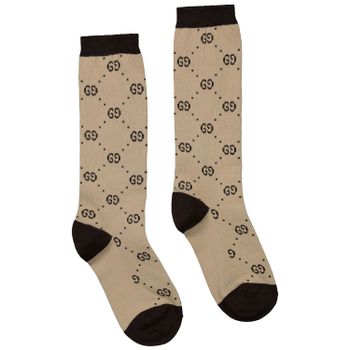 Gucci 503509 kindersokken beige Afbeelding van Gucci 503509 kindersokken beige