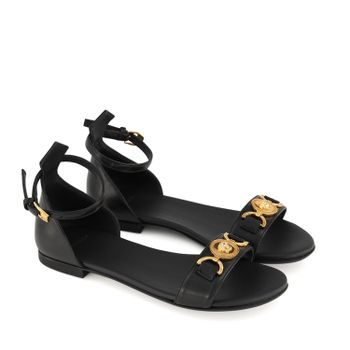 Versace YHF00042 YB00065 kindersandalen zwart Afbeelding van Versace YHF00042 YB00065 kindersandalen zwart