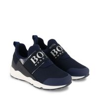 Picture of Boss J29276 kids sneakers navy