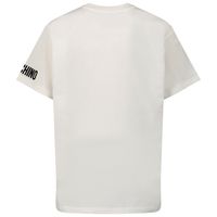 Picture of Moschino HWM02L kids t-shirt off white