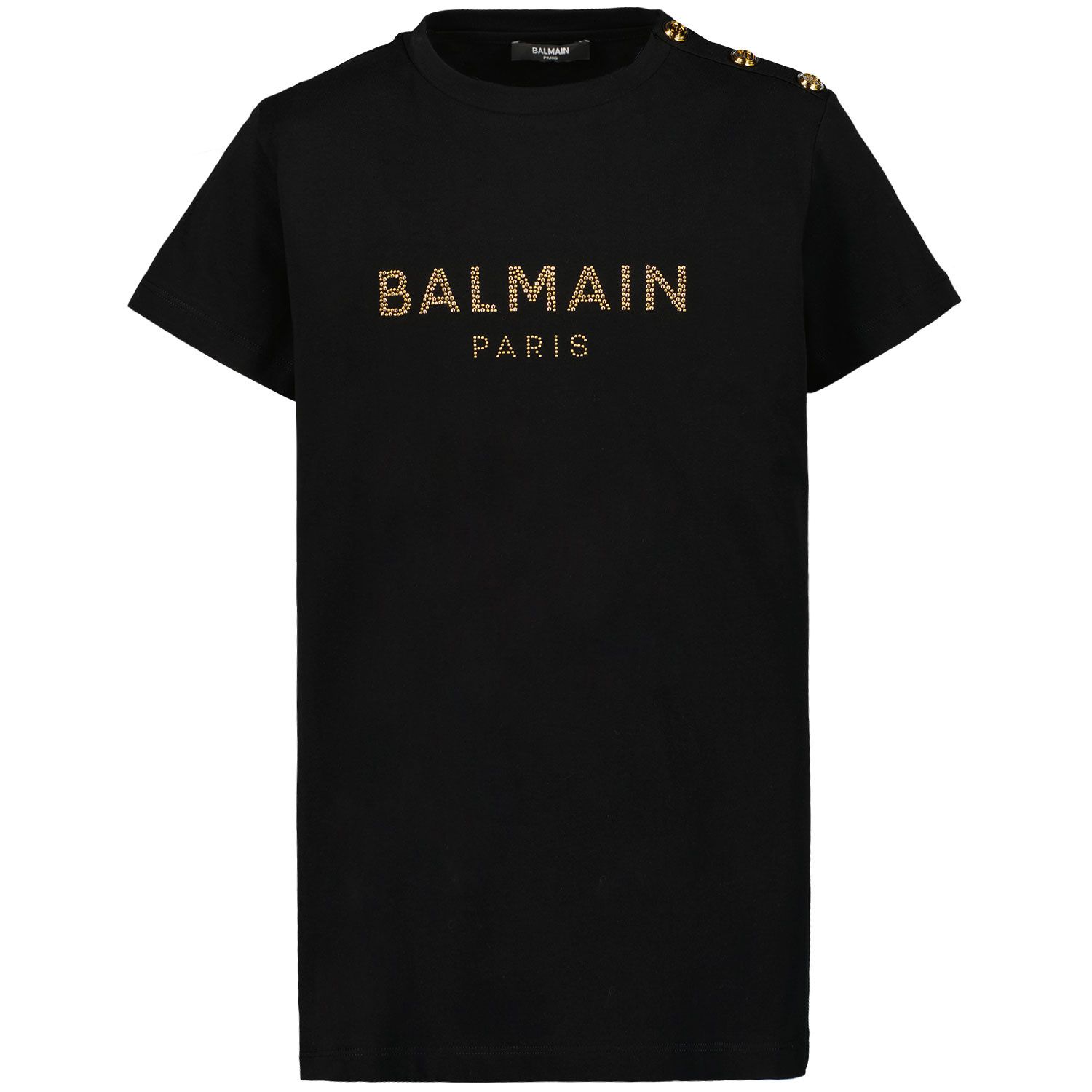 Picture of Balmain 6Q8211 kids t-shirt black