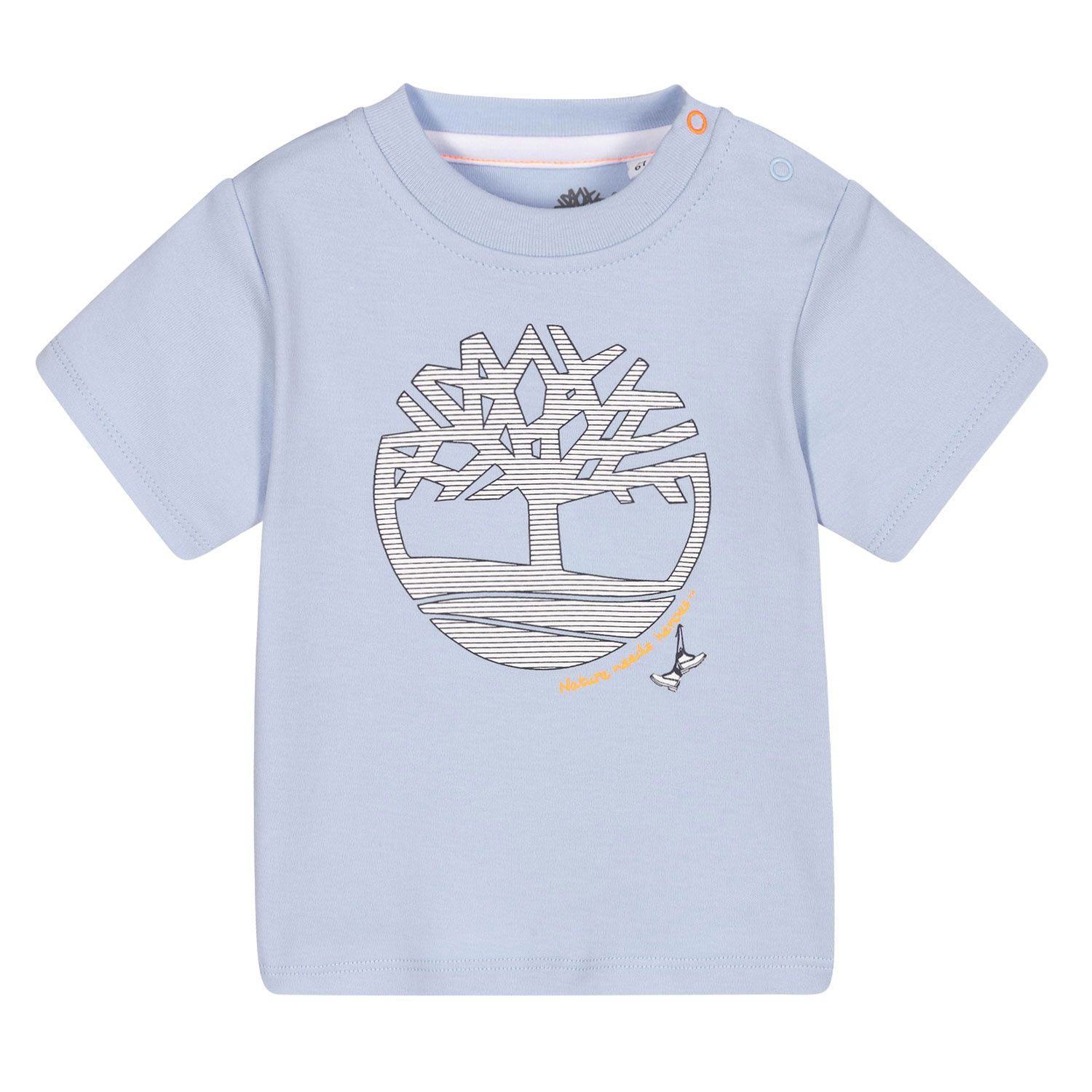Picture of Timberland T95918 baby shirt light blue