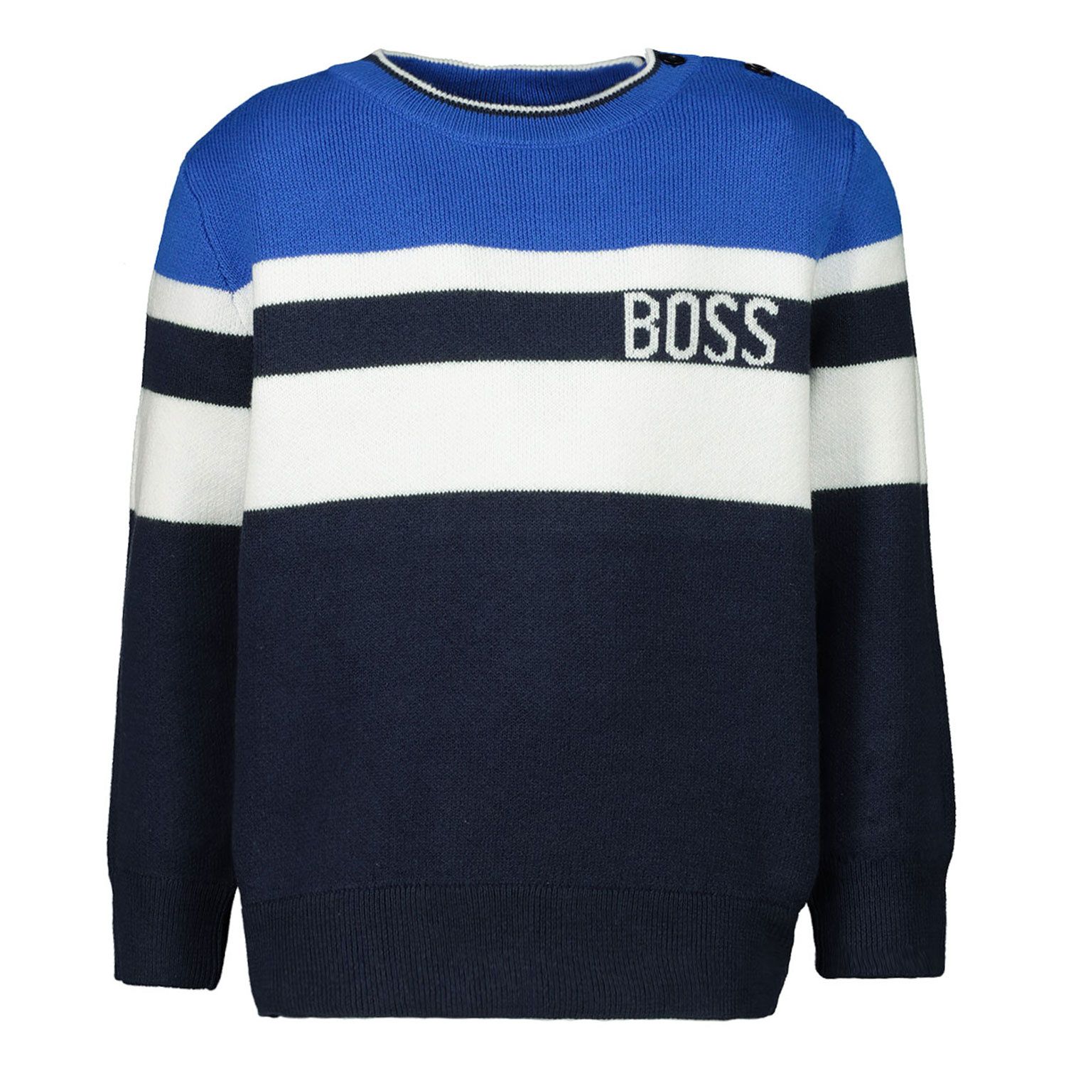 Picture of Boss J05813 baby sweater cobalt blue