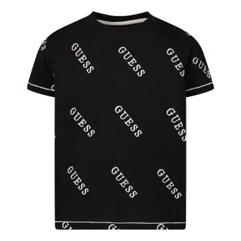 Guess NIRI23 Baby-T-Shirt Schwarz Bild von Guess NIRI23 Baby-T-Shirt Schwarz