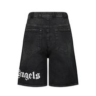 Afbeelding van Palm Angels PBYC001S22DEN001 kinder shorts zwart