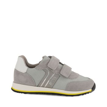 Boss J09H17 kindersneakers licht grijs Afbeelding van Boss J09H17 kindersneakers licht grijs
