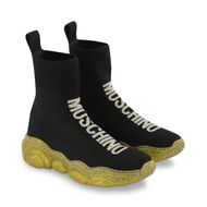 Afbeelding van Moschino 68901 kindersneakers zwart/goud