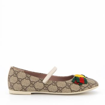 Gucci 418997 kinderschoenen beige/bruin Afbeelding van Gucci 418997 kinderschoenen beige/bruin