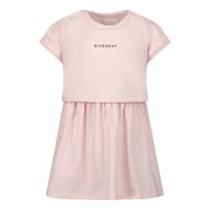 Afbeelding van Givenchy H02085 babyjurkje licht roze