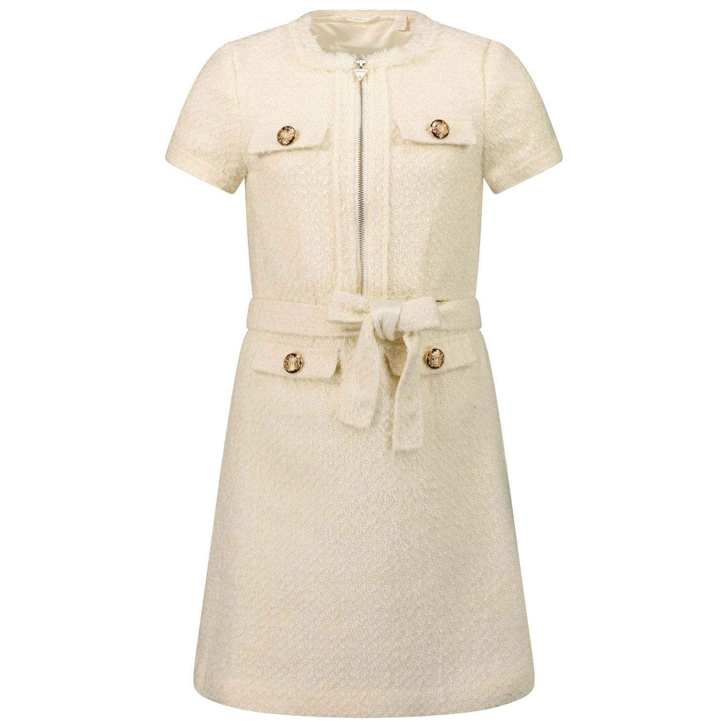 Picture of Guess J1BK59 9608Z kids dress off white