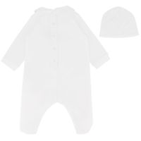 Picture of Liu Jo KA2120 baby playsuit white
