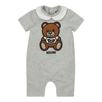 Moschino MMT01H Babystrampelanzug Grau Bild von Moschino MMT01H Babystrampelanzug Grau